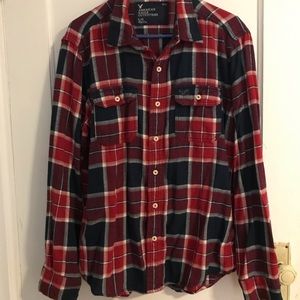 American Eagle flannel button up - Men’s Large
